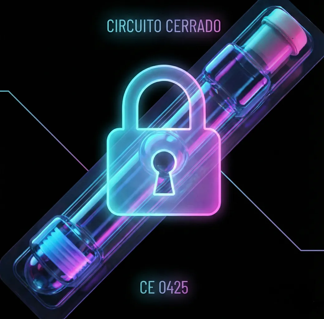 Dispositivo de Circuito Cerrado con candado de seguridad
